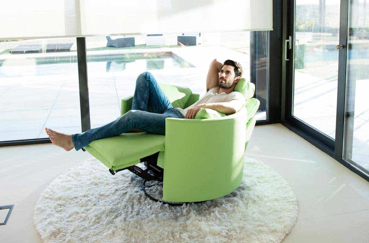 Moonrise Leather Chair - Electric Recliner, Rocker, Swivel from Fama - Image 9