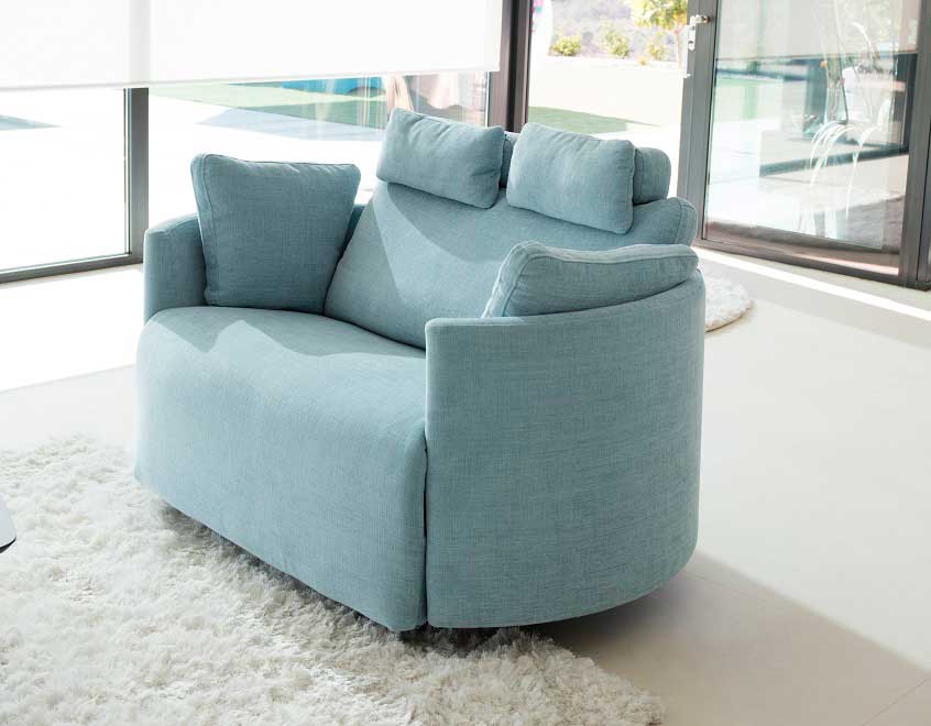 Moonrise XL Fabric Electric Recliner and Rocker 2 Seater from Fama - Image 3