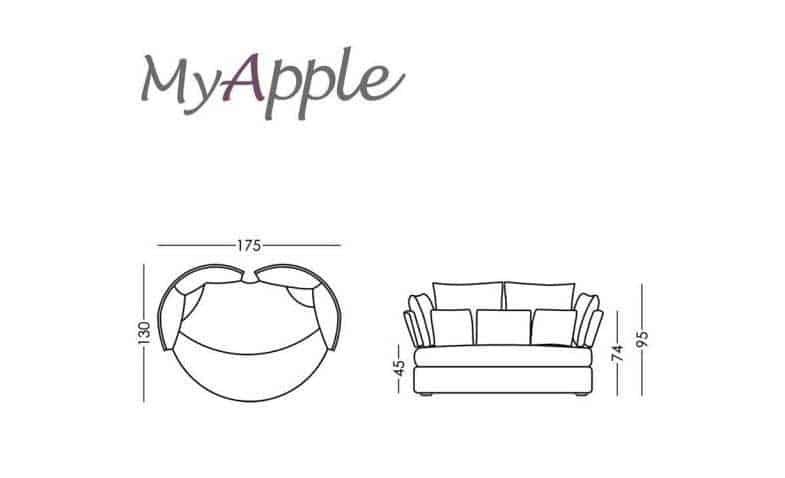 MyApple Sofa From Fama - Image 5