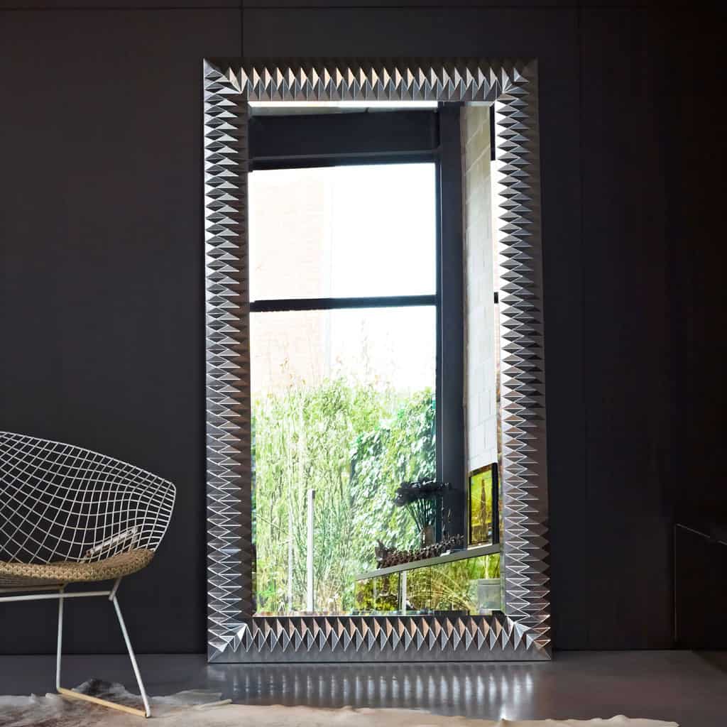 Nick L Silver Mirror From Deknudt -189cm x 106cm - Image 2