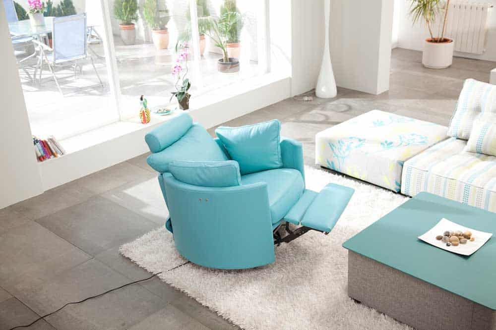 Moon Chair Electric Recliner in Leather from Fama - Image 5