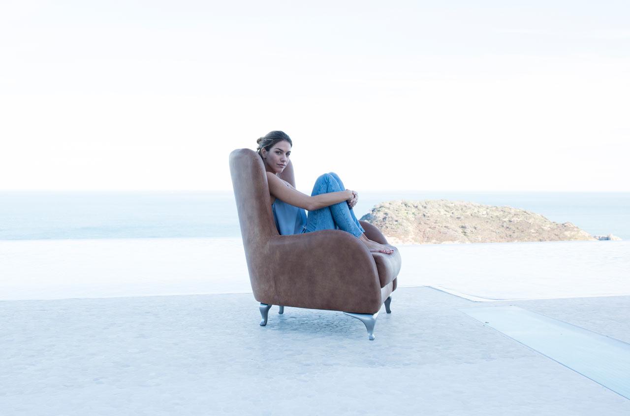 Aston Leather Chair from Fama - Image 3