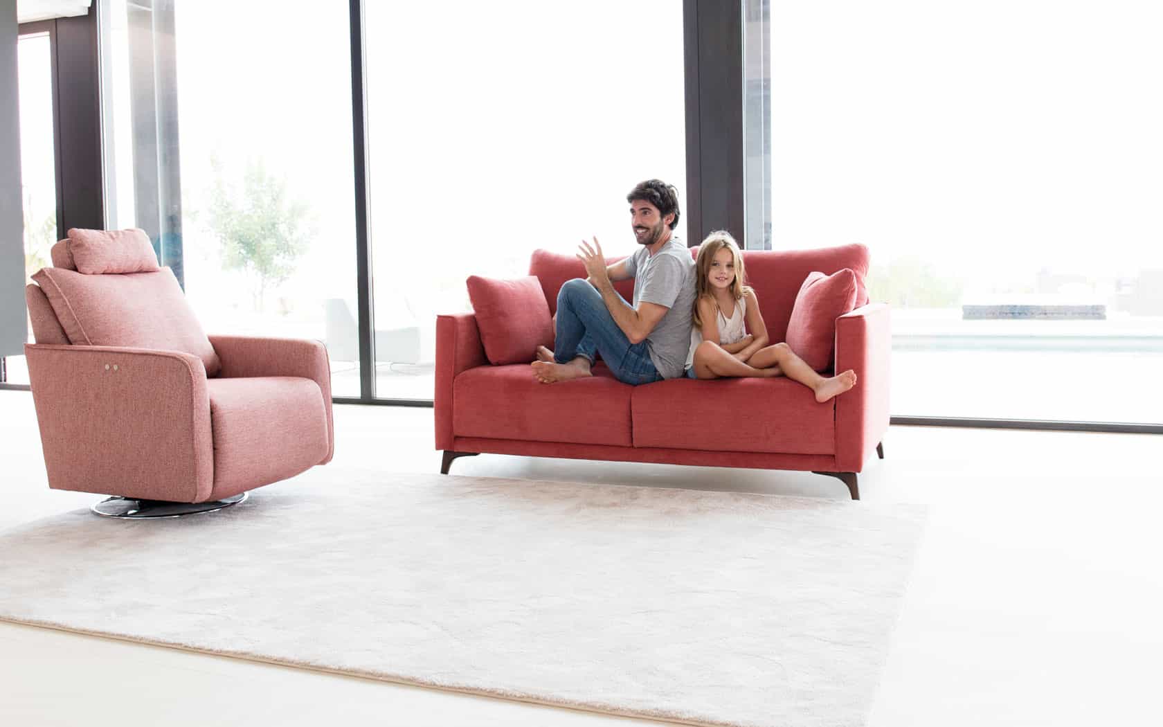 Dali 4 Seater Sofa Bed From Fama (204cm) - Image 4