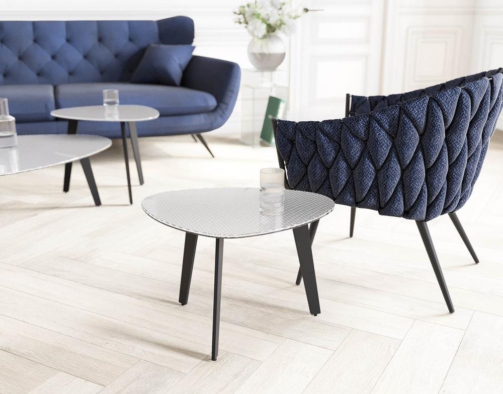 Galet Ceramic Top Coffee Table - Image 11
