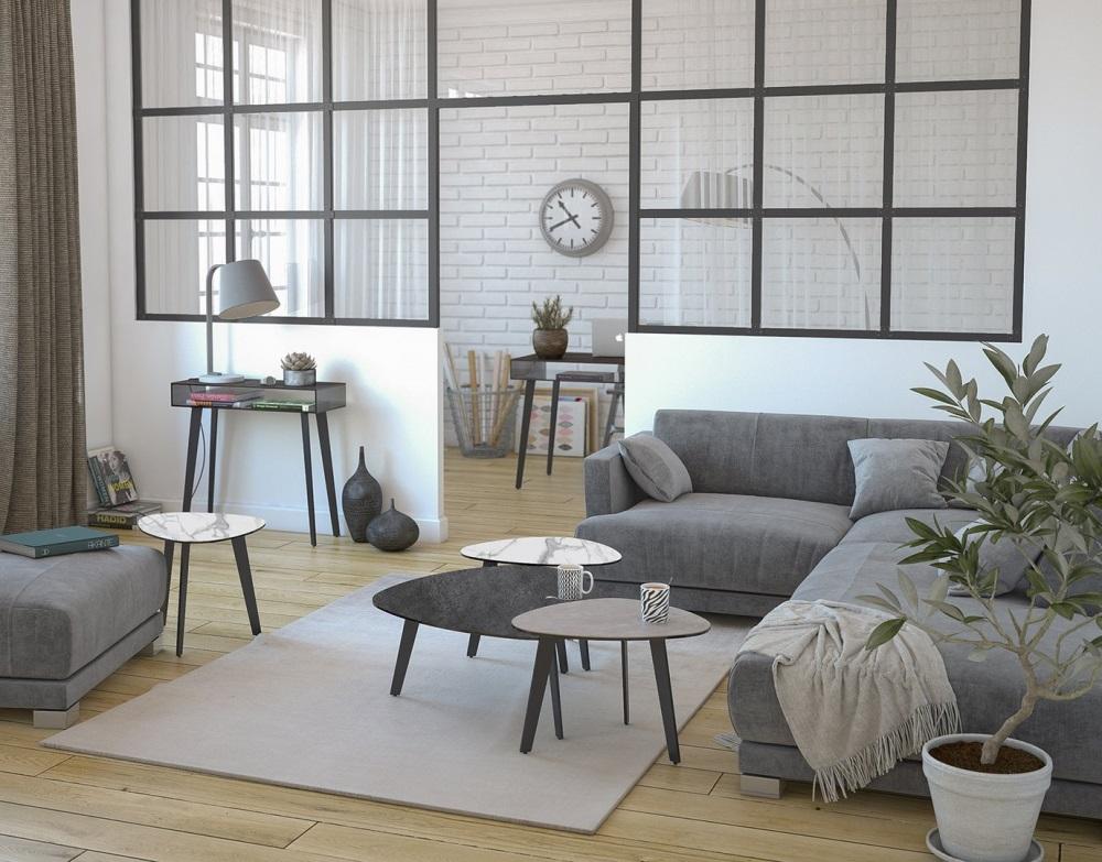 Galet Side Table from Akante - Image 2