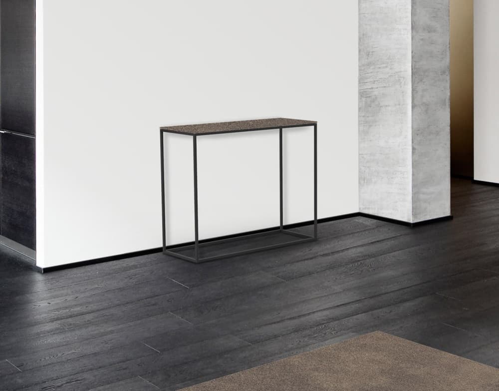 Julia Black Painted Console Table from Akante ST180 - 100x38x80cm - Image 2