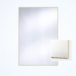 Lucka Gold Mirror from Deknudt 80x120cm