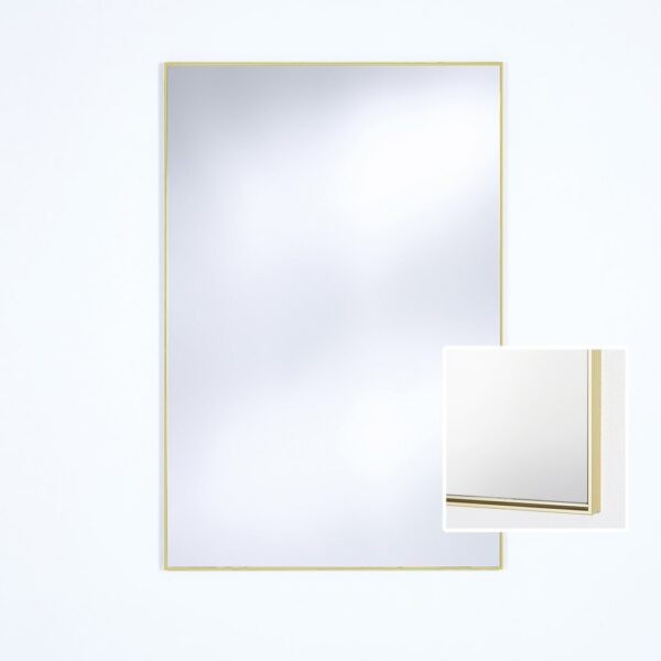 Lucka Gold Mirror from Deknudt 80x120cm