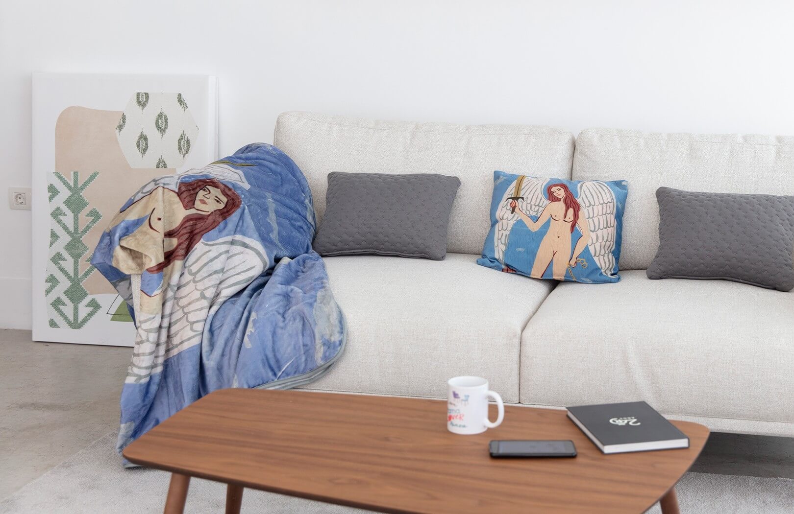 San Michaela Blanket from Fama