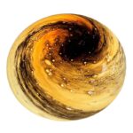 PL017O Glass Planet Lamp Oval