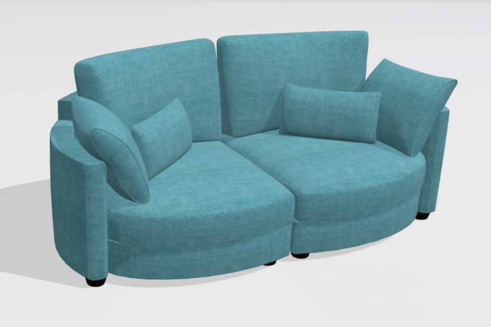 Afrika B1+B2 sofa from Fama