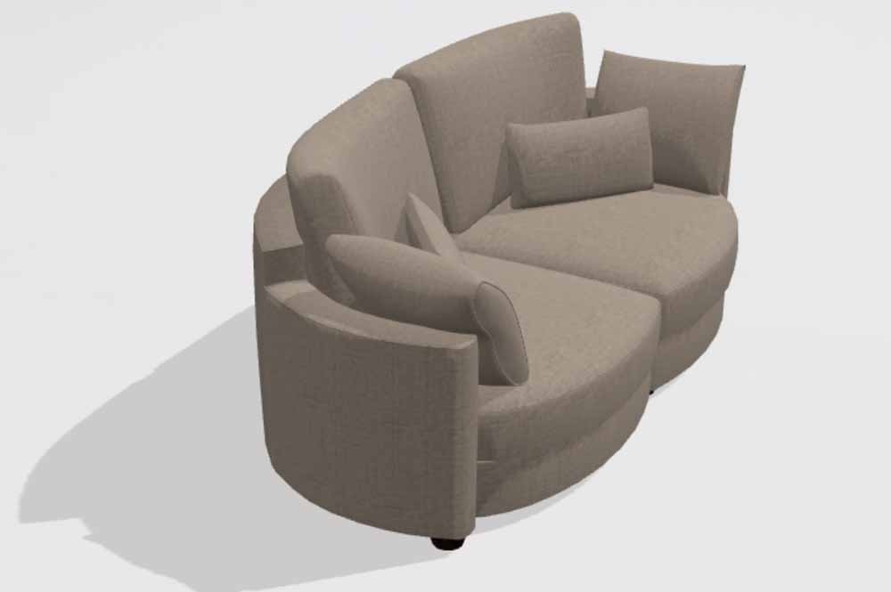 Afrika B1+B2 sofa from Fama