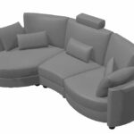 Afrika Z1+LB2 Leather – Chaise sofa from Fama 282cm