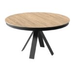 Chanterelle Dining Table Clear Oak Ceramics
