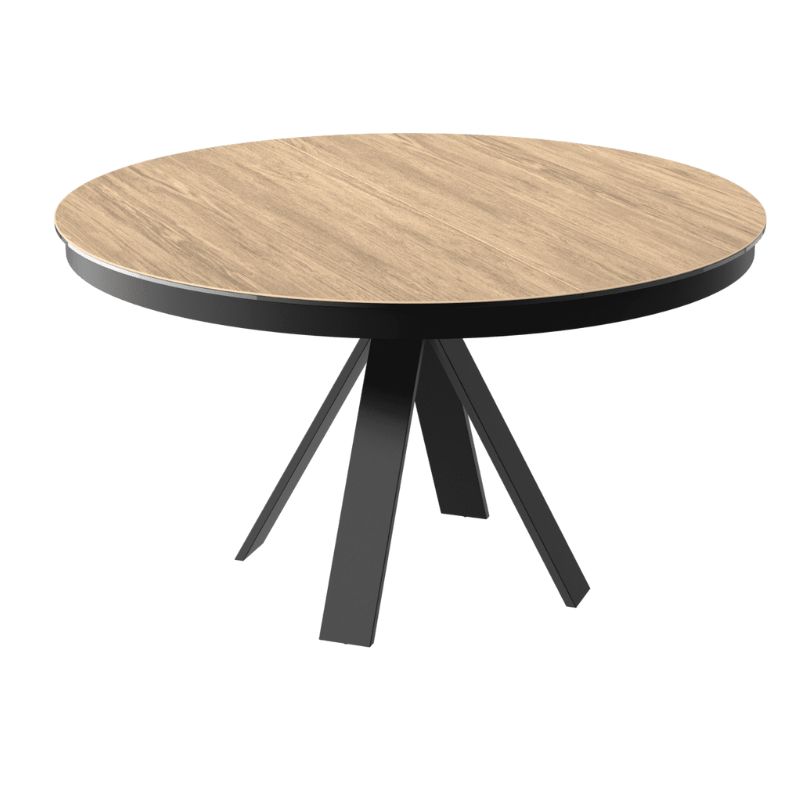 Chanterelle Dining Table Clear Oak Ceramics