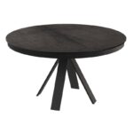 Chanterelle Dining Table Dark Steel Ceramics