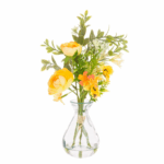 RANUNCULUS & PANSY IN VASE
