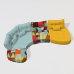 Arianne Love PT2+R+M+S2 Curved Corner Sofa