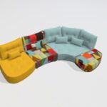 Arianne Love S1+M+R+PT1 Curved Corner Sofa