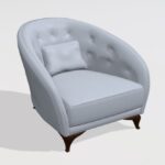 Astoria S Armchair on legs 90cm