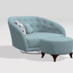 Astoria You&Me LGT + Footstool Swivel chair
