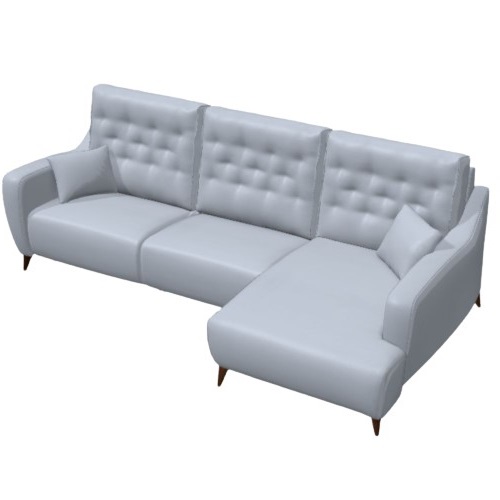 Avalon Leather Chaise Sofa M+M+G2