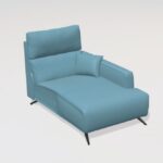 Axel leather Chaise F2 Module
