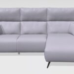 Axel leather Chaise Sofa N+N+F2