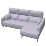 Axel leather Chaise Sofa N+N+F2