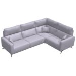 Axel leather Corner Sofa M+M+Y+M