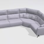 Axel leather Corner Sofa M+M+Z+M