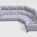 Axel Leather Corner Sofa N+N+Z+N