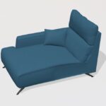 Axel Fabric F1 Chaise module