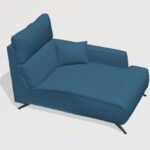 Axel Fabric F2 Chaise Module