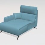 Axel leather G1 Chaise module