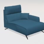 Axel fabric G2 Chaise module
