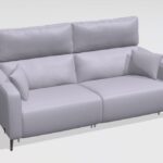 Axel Leather M+M Sofa