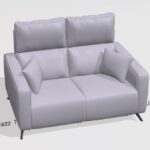 Axel Leather Sofa K+K