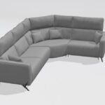 Axel fabric M+M+Z+M corner sofa