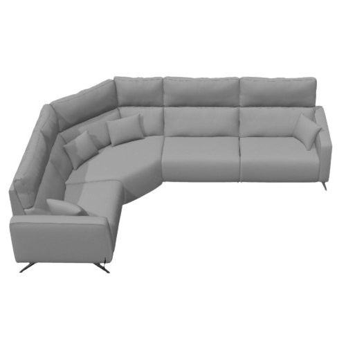 Axel Fabric M+Z+M+M Corner Sofa