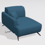 Baltia fabric Chaise F1