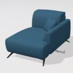 Baltia fabric Chaise F2