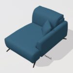 Baltia Fabric Chaise G2