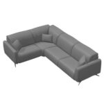 Baltia Leather Corner Sofa M+Y+M+M