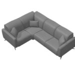 Baltia Leather Corner Sofa N+Y+N+N