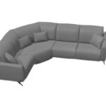 Baltia Leather Corner Sofa N+Z+N+N