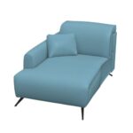 Baltia Leather F1 Chaise Module