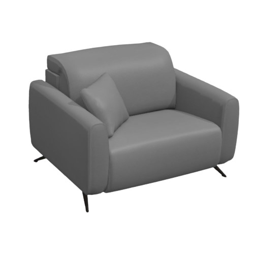Baltia Leather Snuggler Sofa