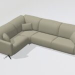 Baltia fabric M+Y+M+M corner sofa