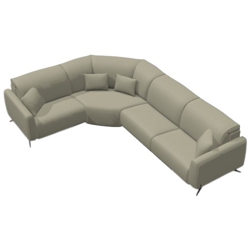Baltia fabric M+Z+M+M corner sofa